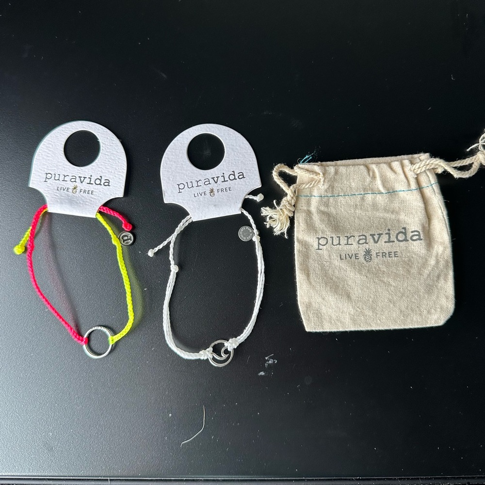 Set of 2 Pura Vida Bracelets NWT - Picture 1 of 1